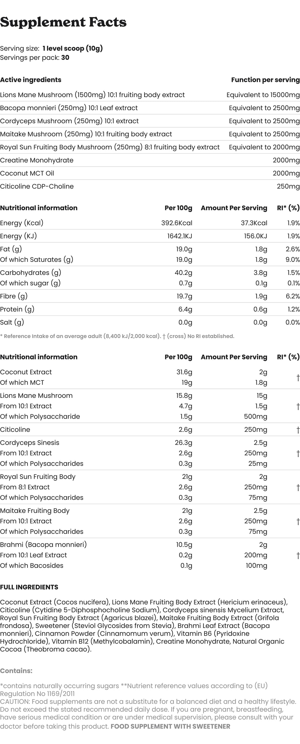 Nutrition Facts